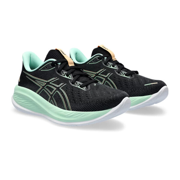 Asics GEL-CUMULUS 26 Running Shoes (Black/Mint Tint)