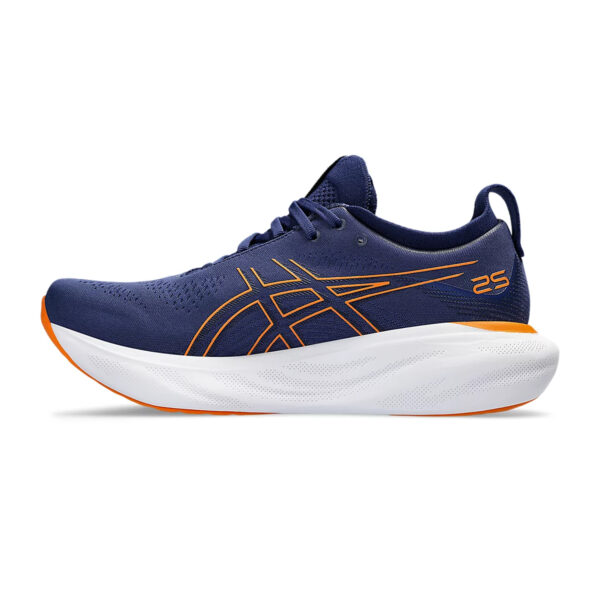 Asics GEL-NIMBUS 25 Running Shoes (Deep Ocean/Pure Orange)