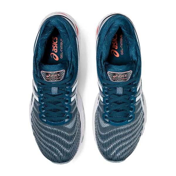 Asics Gel Nimbus 22 Running Shoes (Light Steel/Magnetic Blue)