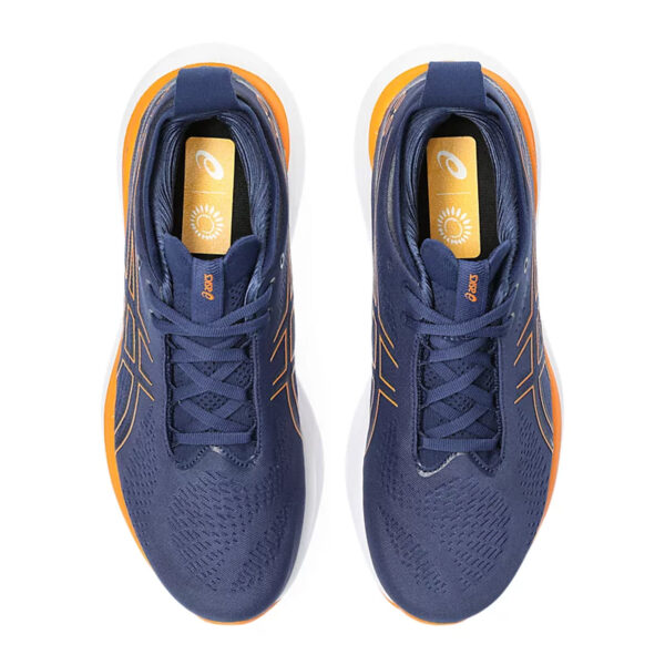 Asics GEL-NIMBUS 25 Running Shoes (Deep Ocean/Pure Orange)