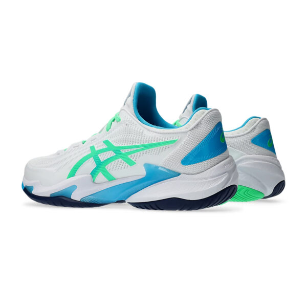 Asics Court FF3 Tennis Shoes (White/New Leaf)