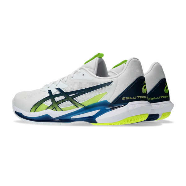 Asics Solution Speed FF3 Tennis Shoes (White/Mako Blue)