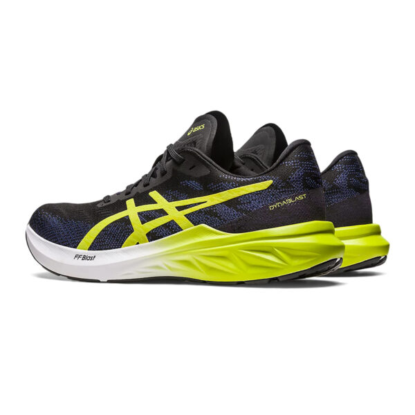 Asics DYNABLAST 3 Running Shoes (Black/Lime Zest)