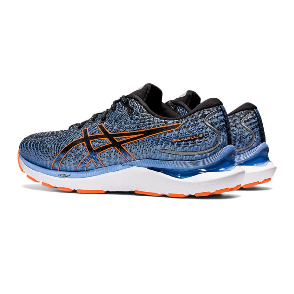 Asics GEL-CUMULUS 24 Running Shoes (Black/Shocking Orange)