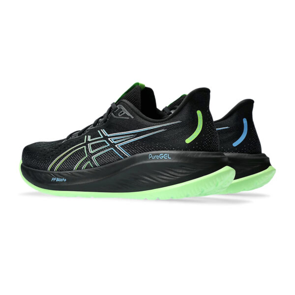 Asics GEL-CUMULUS 26 Running Shoes (Black/Electric Lime)