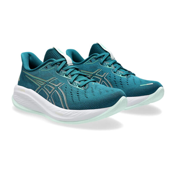 Asics GEL-CUMULUS 26 Running Shoes (Rich Teal/Pale Mint)