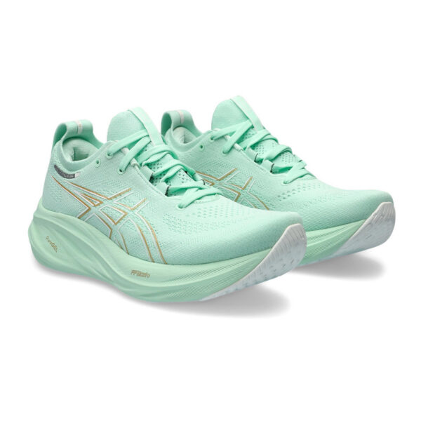 Asics GEL-NIMBUS 26 Running Shoes (Mint Tint/Pale Mint)