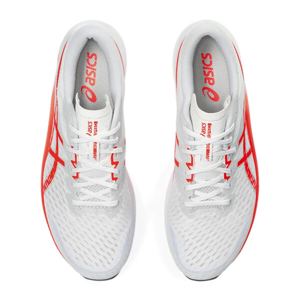 Asics HYPER SPEED 3 Running Shoes (White/Sunrise Red)