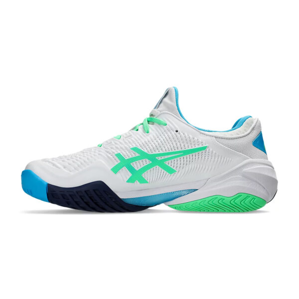 Asics Court FF3 Tennis Shoes (White/New Leaf)