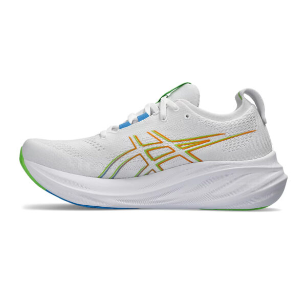 Asics GEL-NIMBUS 26 Running Shoes (White/Waterscape)