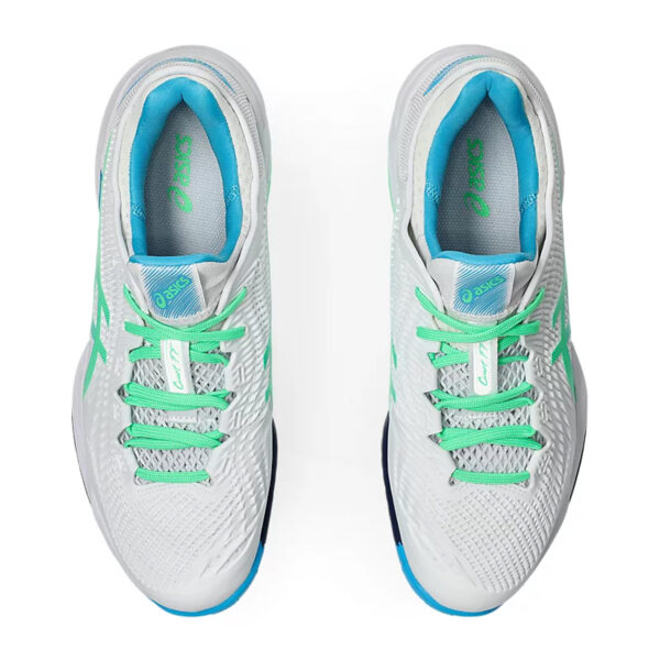 Asics Court FF3 Tennis Shoes (White/New Leaf)