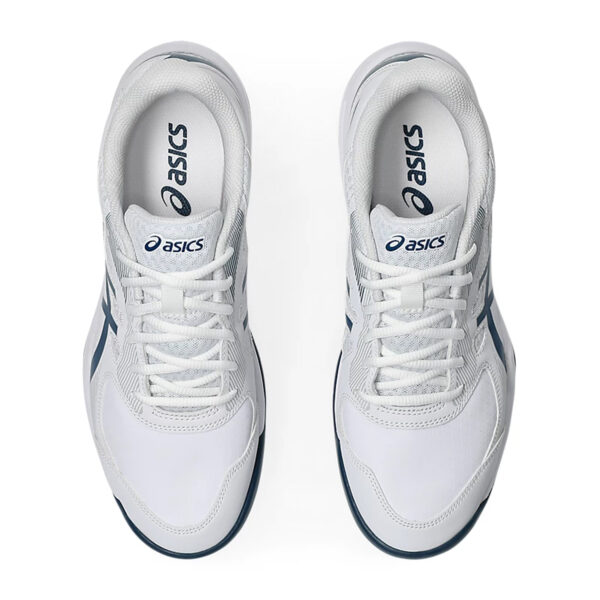 Asics Court Slide 3 Tennis Shoes (White/Mako Blue)