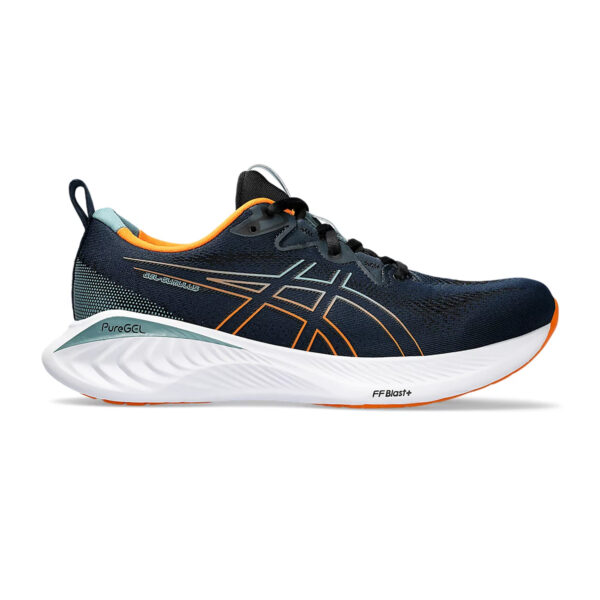 Asics GEL-CUMULUS 25 Running Shoes (French Blue/Bright Orange)