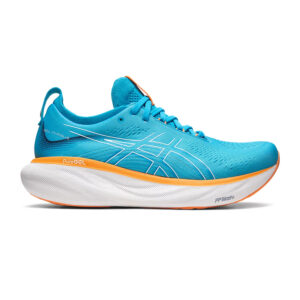 Asics GEL-NIMBUS 25 Running Shoes (Island Blue/Sun Peach)