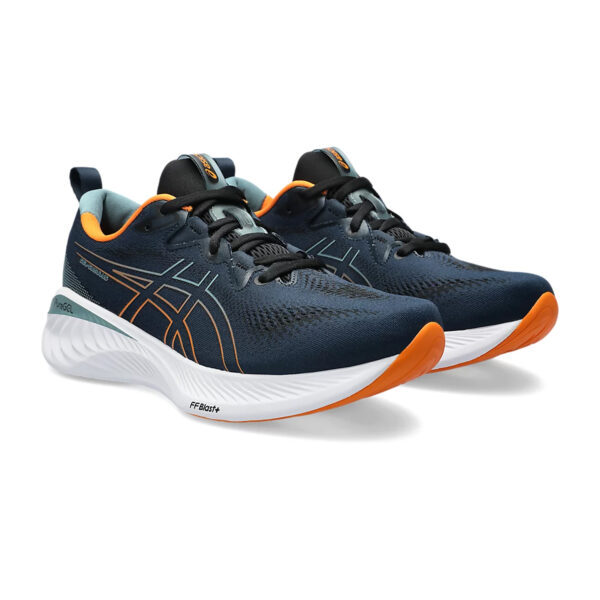 Asics GEL-CUMULUS 25 Running Shoes (French Blue/Bright Orange)