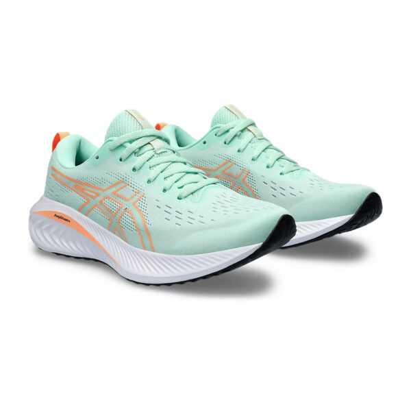 Asics GEL-EXCITE 10 Running Shoes (Mint Tint/Bright Orange)