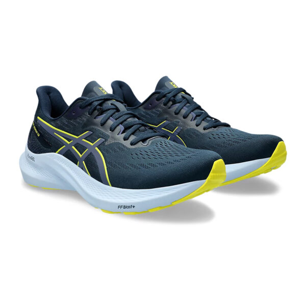 Asics GT 2000 12 Running Shoes (French Blue/Bright Yellow)