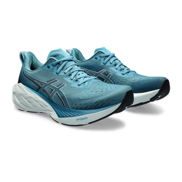 Asics NOVABLAST 4 Running Shoes (Blue Teal/Evening Teal)