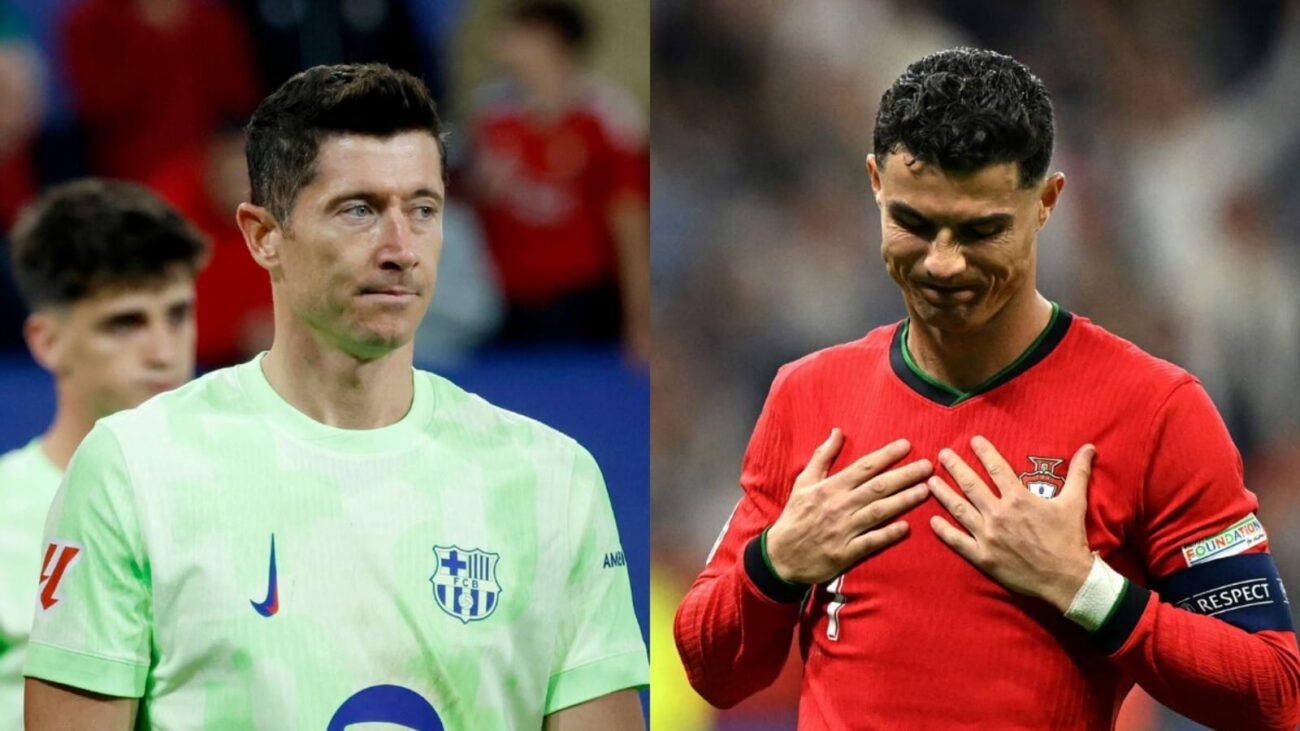 Lewandowski Defends Ronaldo's On-Field Behavior, Praises His Ambition