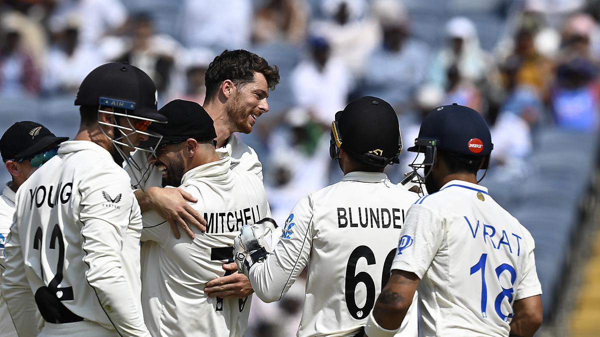 New Zealand Creates History, Ends India's 12-Year Unbeaten Home Test Series