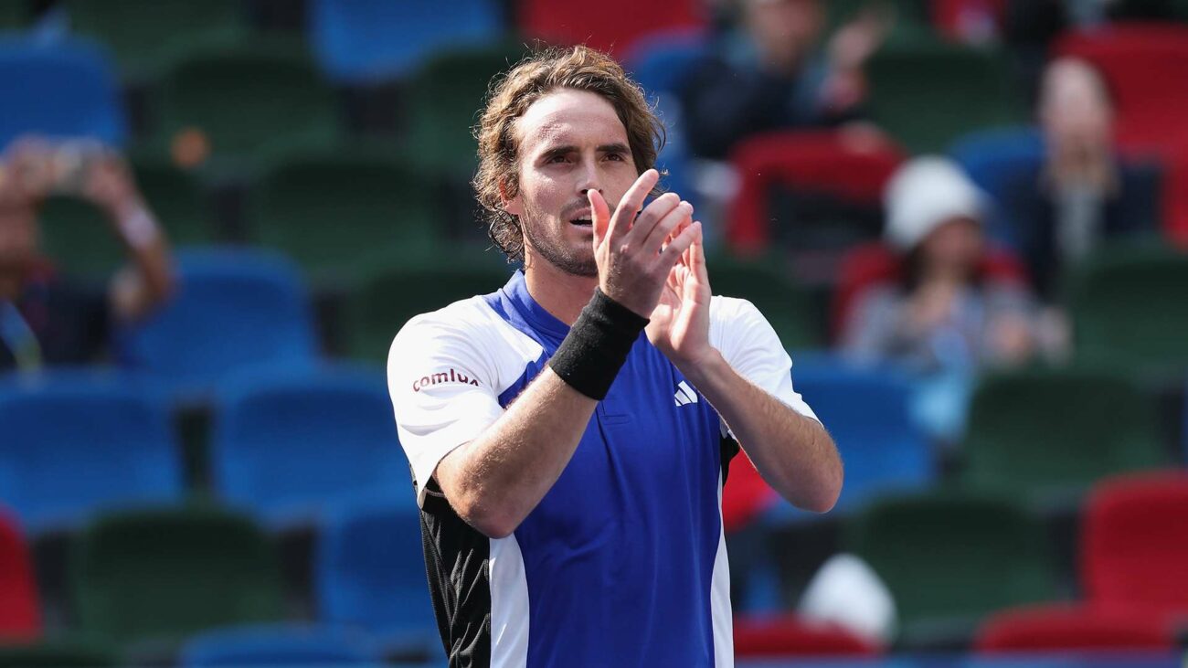 Tsitsipas and Green Tee Off at Shanghai Masters Mini-Golf Course