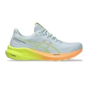 Asics GT-1000 13 PARIS Running Shoes (Cool Grey/Safety Yellow)