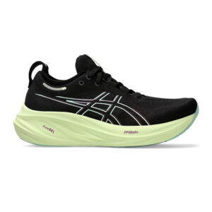 Asics GEL-NIMBUS 26 Running Shoes (Black/Cool Matcha)