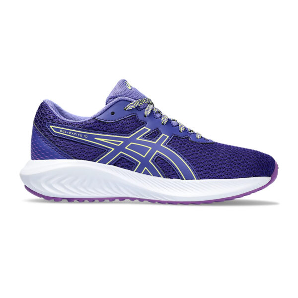 Asics GEL-EXCITE 10 GS Running Shoes (Eggplant/Glow Yellow)