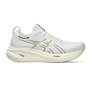 Asics GEL-NIMBUS 26 Running Shoes (White/Birch)