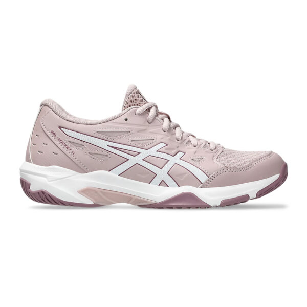 Asics Gel Rocket 11 Badminton Shoes (Watershed Rose/White)