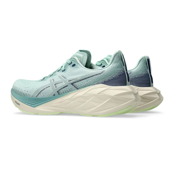 Asics NOVABLAST 4 Running Shoes (Light Celadon/Blue Expanse)