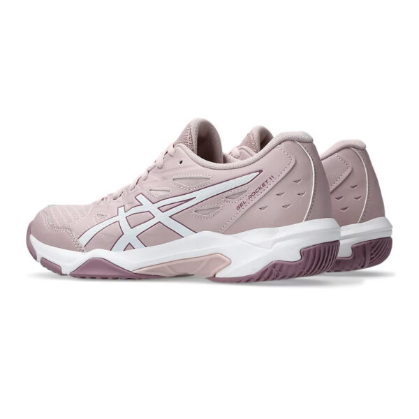 Asics Gel Rocket 11 Badminton Shoes (Watershed Rose/White)