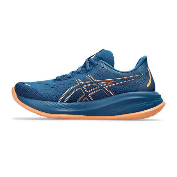 Asics GEL-CUMULUS 26 Running Shoes (Rich Navy/Faded Orange)