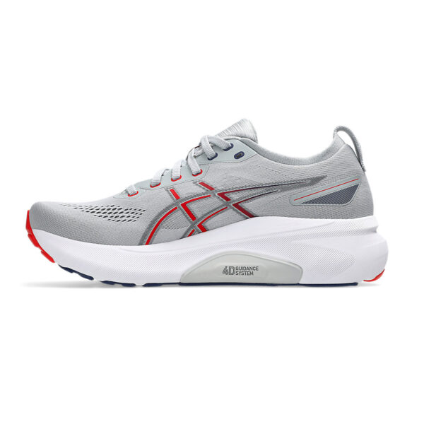 Asics GEL-KAYANO 31 Running Shoes (Piedmont Grey/Fiery Red)