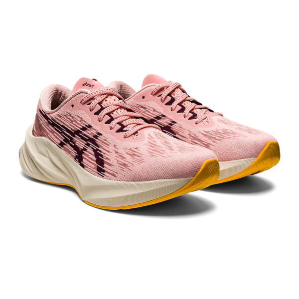 Asics NOVABLAST 3 Running Shoes (Frosted Rose/Deep Mars)