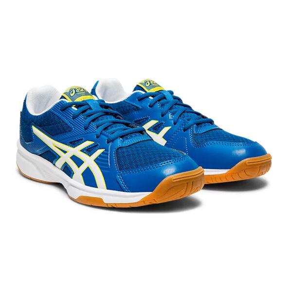 Asics Upcourt 3 Badminton Shoes (Lake Drive/White)