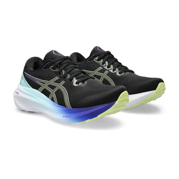 Asics GEL-KAYANO 30 Running Shoes (Black/Glow Yellow)