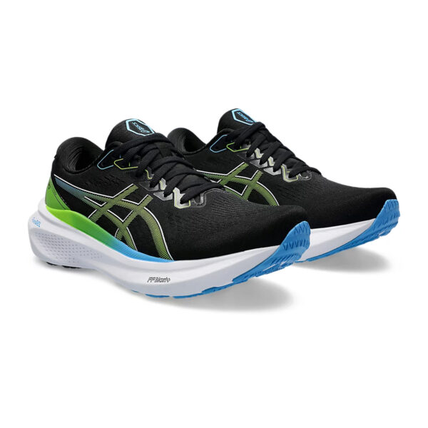 Asics GEL-KAYANO 30 Running Shoes (Black/Electric Lime)