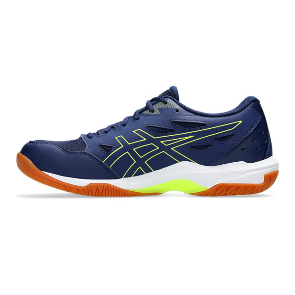 Asics Gel Rocket 11 Badminton Shoes (Blue Expanse/Safety Yellow)