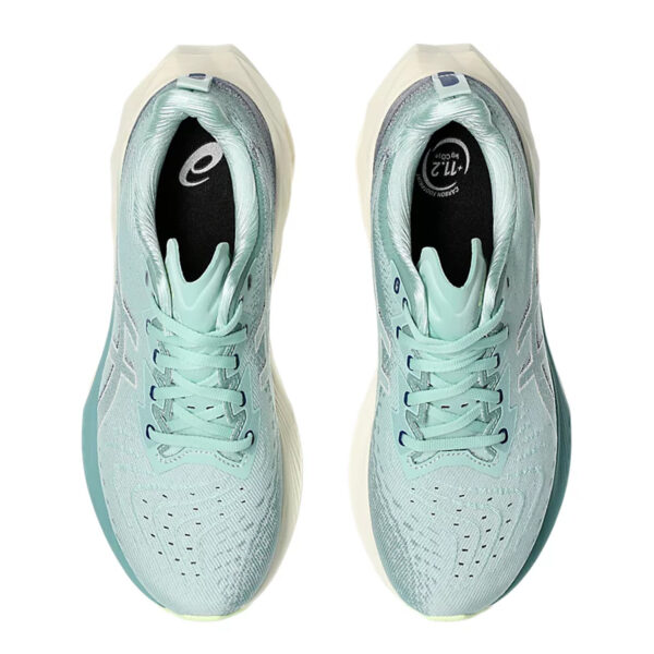 Asics NOVABLAST 4 Running Shoes (Light Celadon/Blue Expanse)