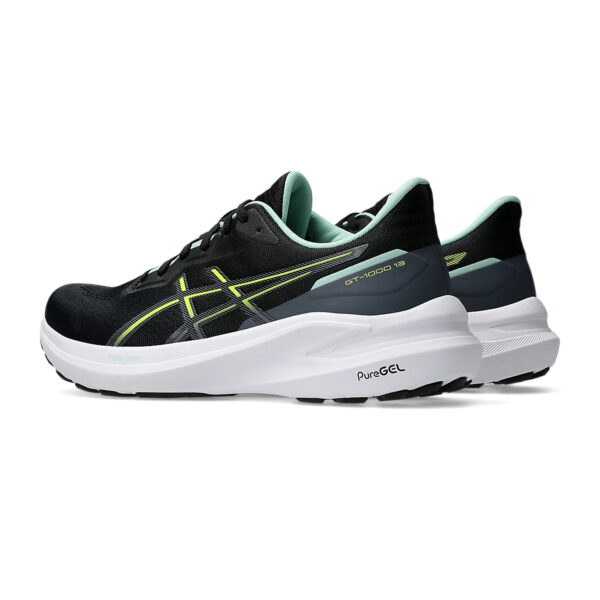 Asics GT-1000 13 Running Shoes (Black/Safety Yellow)