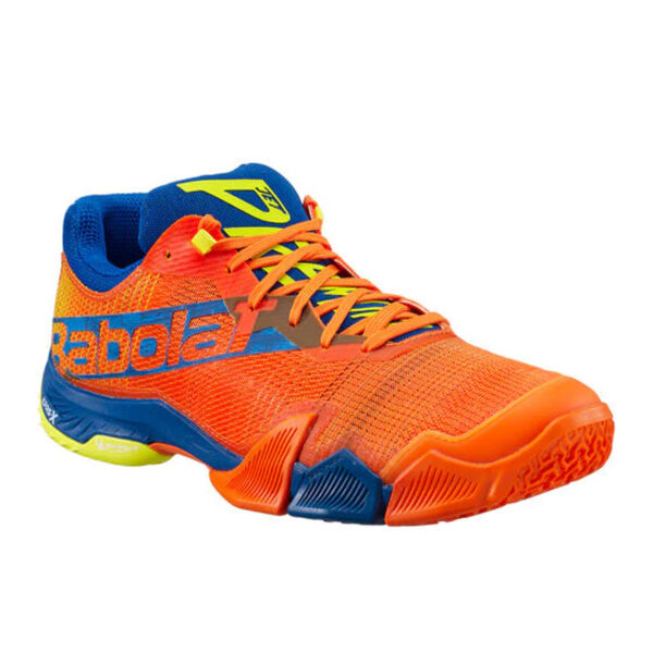 Babolat Jet Premura Padel Shoes (Orange/Dark Blue)