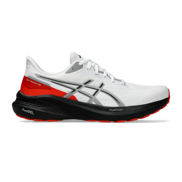 Asics GT-1000 13 Running Shoes (White/Black)