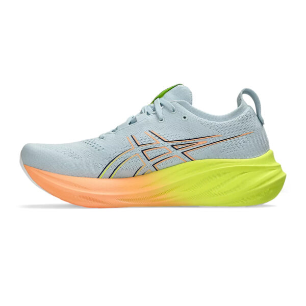 Asics GEL-NIMBUS 26 PARIS Running Shoes (Cool Grey/Safety Yellow)