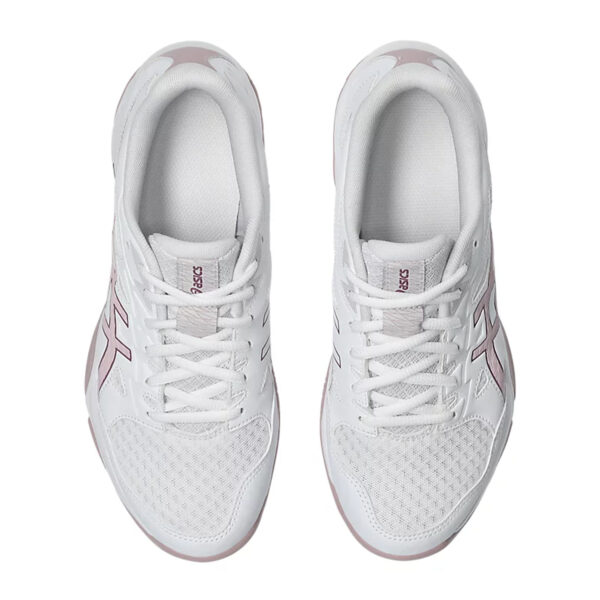 Asics Gel Rocket 11 Badminton Shoes (White/Watershed Rose)