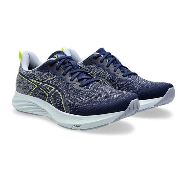 Asics DYNABLAST 4 Running Shoes (Blue Expanse/Grey Blue)