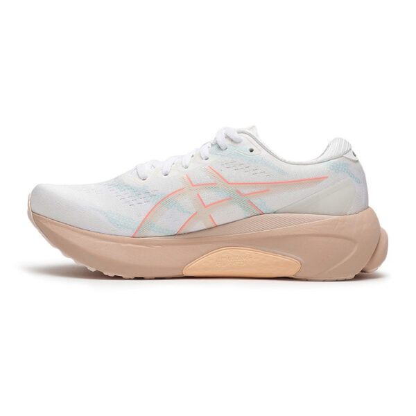 Asics GEL-KAYANO 30 Running Shoes (White/Sun Coral)