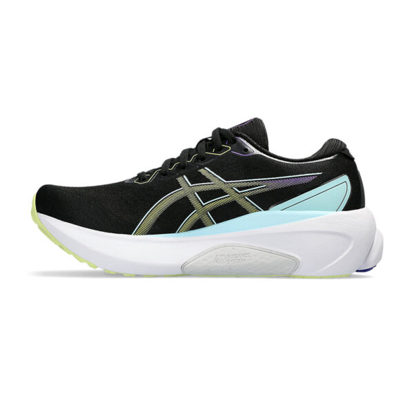 Asics GEL-KAYANO 30 Running Shoes (Black/Glow Yellow)