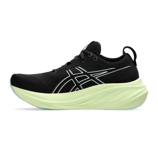 Asics GEL-NIMBUS 26 Running Shoes (Black/Cool Matcha)