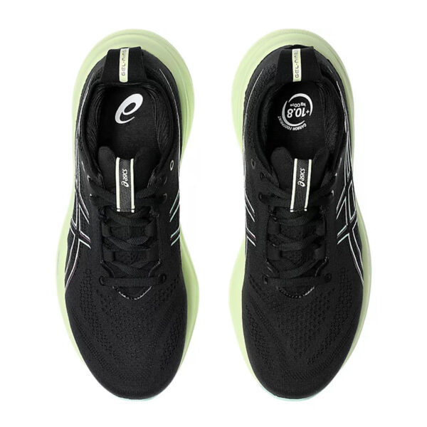 Asics GEL-NIMBUS 26 Running Shoes (Black/Cool Matcha)